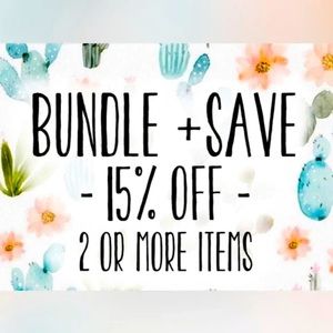 Bundle & Save 15% on 2 or more items!